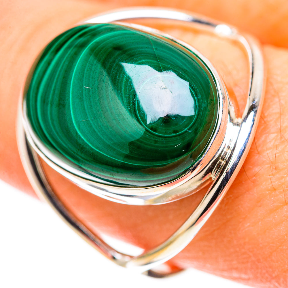 Malachite Rings handcrafted by Anasilvercos - RING128740 - Photo 3
