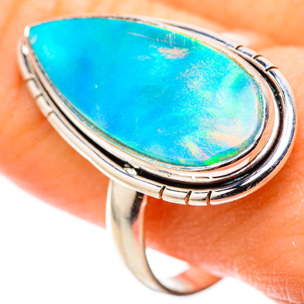 Aura Opal Rings handcrafted by Anasilvercos - RING128748 - Photo 3