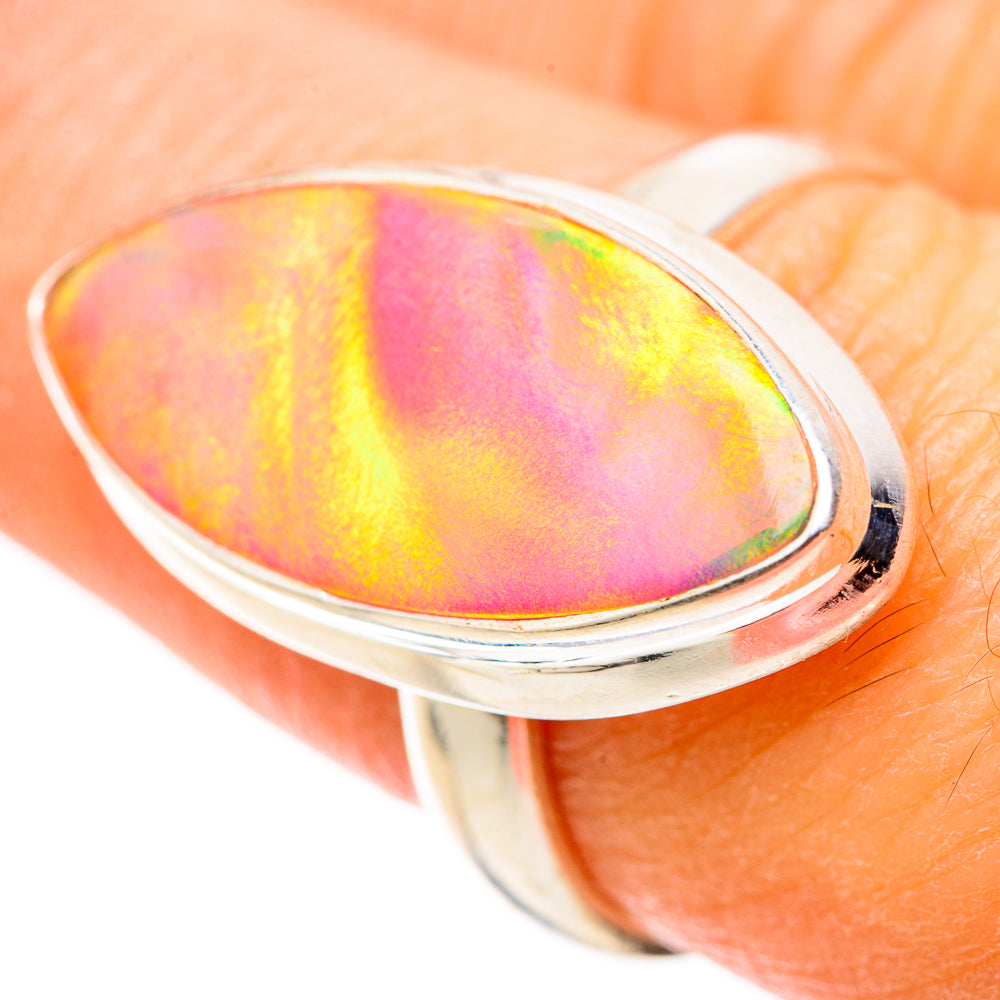 Aura Opal Rings handcrafted by Anasilvercos - RING128753 - Photo 3