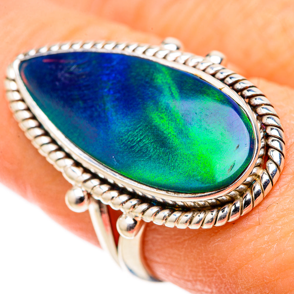 Aura Opal Rings handcrafted by Anasilvercos - RING128754 - Photo 3