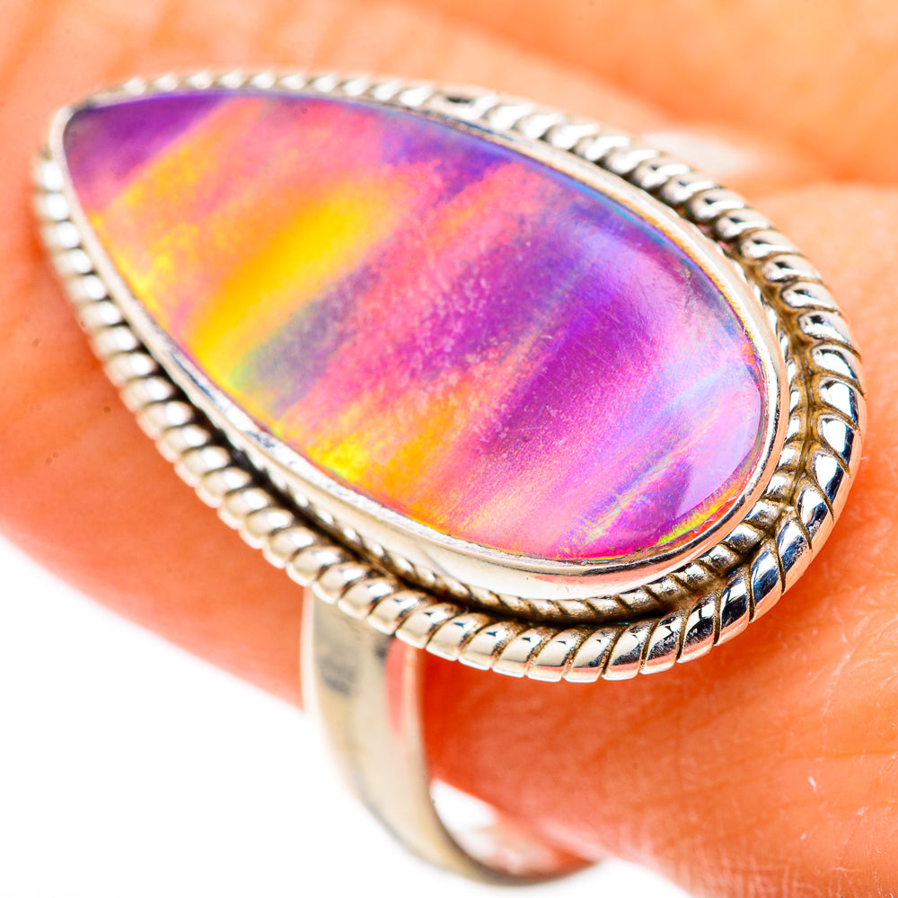 Aura Opal Rings handcrafted by Anasilvercos - RING128756 - Photo 3