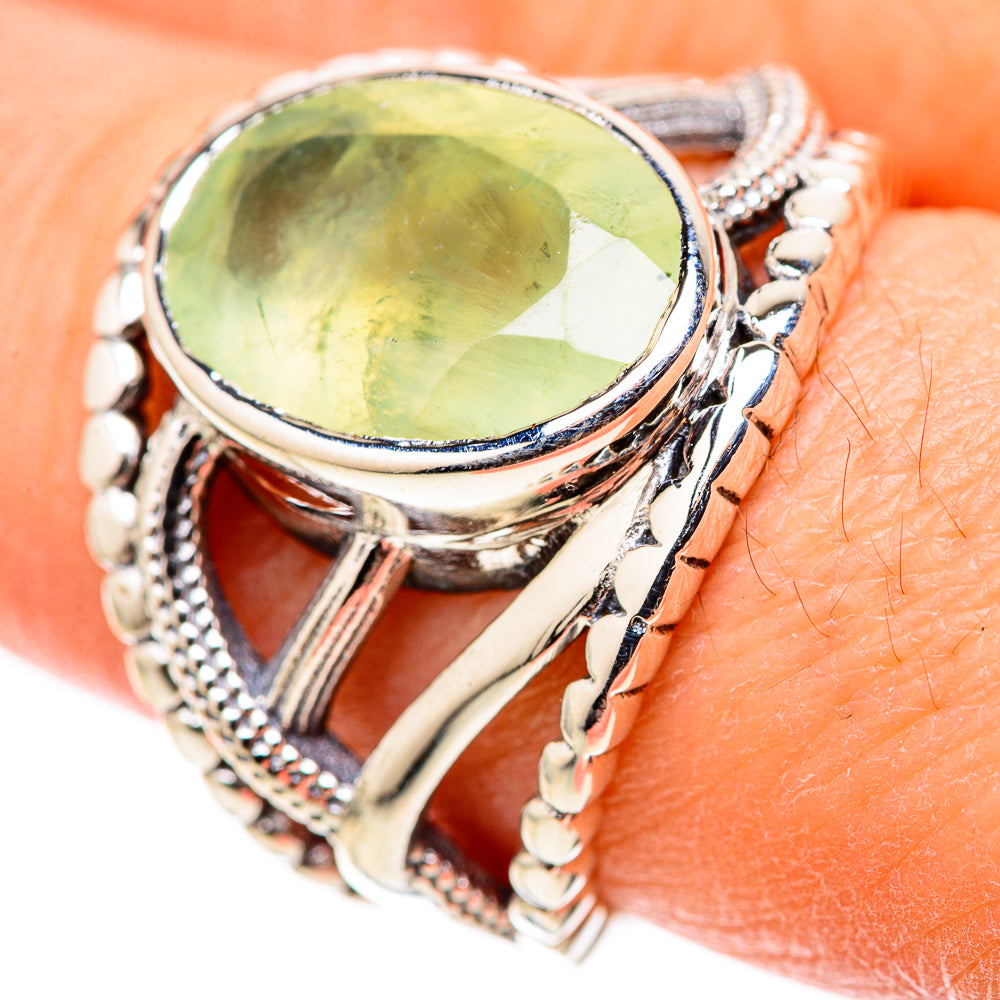 Prehnite Rings handcrafted by Anasilvercos - RING128765 - Photo 3