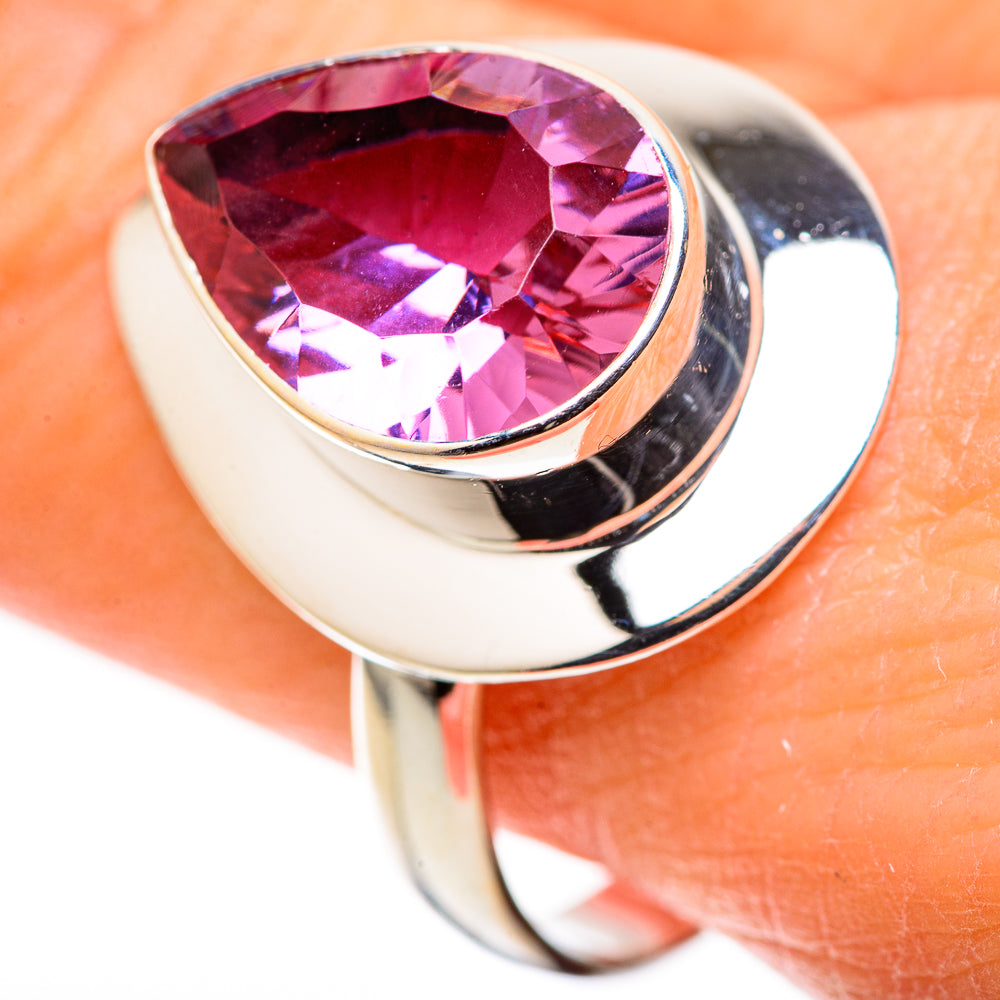 Color Change Alexandrite (Lab.) Rings handcrafted by Anasilvercos - RING128769