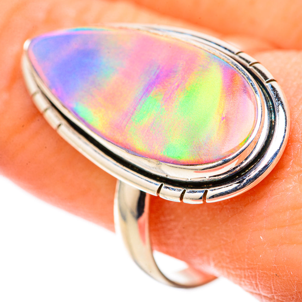 Aura Opal Rings handcrafted by Anasilvercos - RING128772 - Photo 3