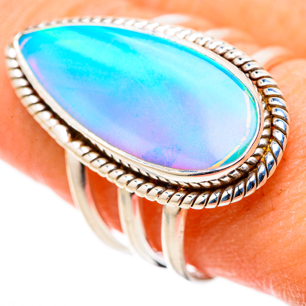 Aura Opal Rings handcrafted by Anasilvercos - RING128776 - Photo 3
