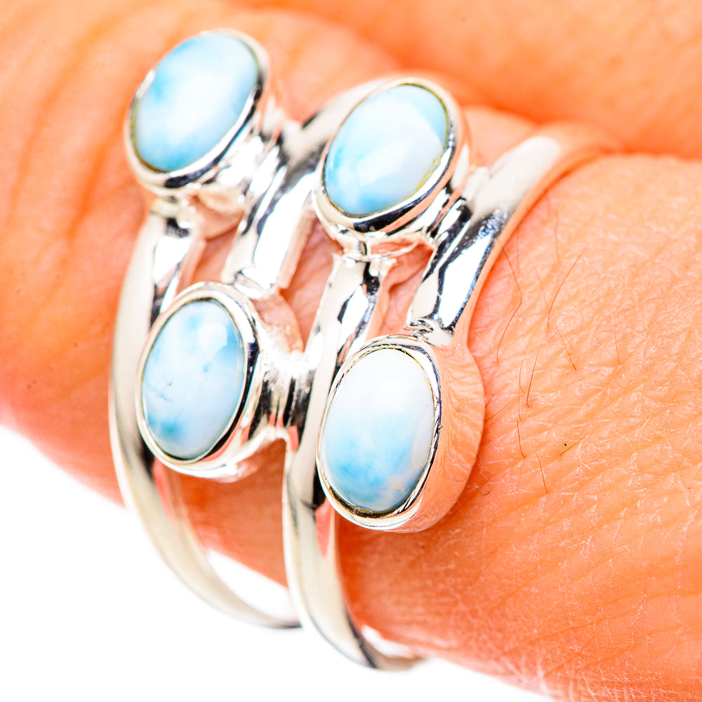 Larimar Rings handcrafted by Anasilvercos - RING128783 - Photo 3