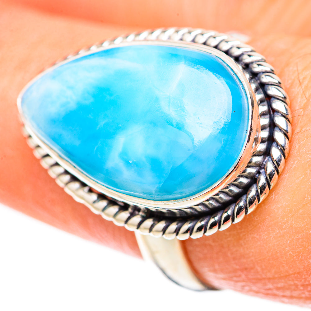 Larimar Rings handcrafted by Anasilvercos - RING128786 - Photo 3