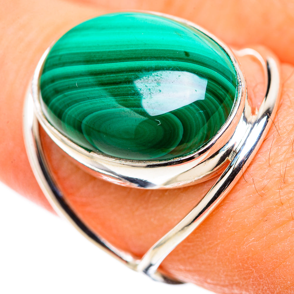 Malachite Rings handcrafted by Anasilvercos - RING128787 - Photo 3