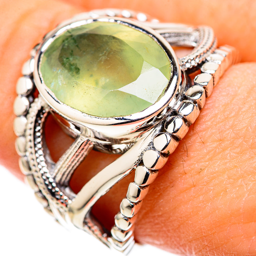 Prehnite Rings handcrafted by Anasilvercos - RING128788 - Photo 3