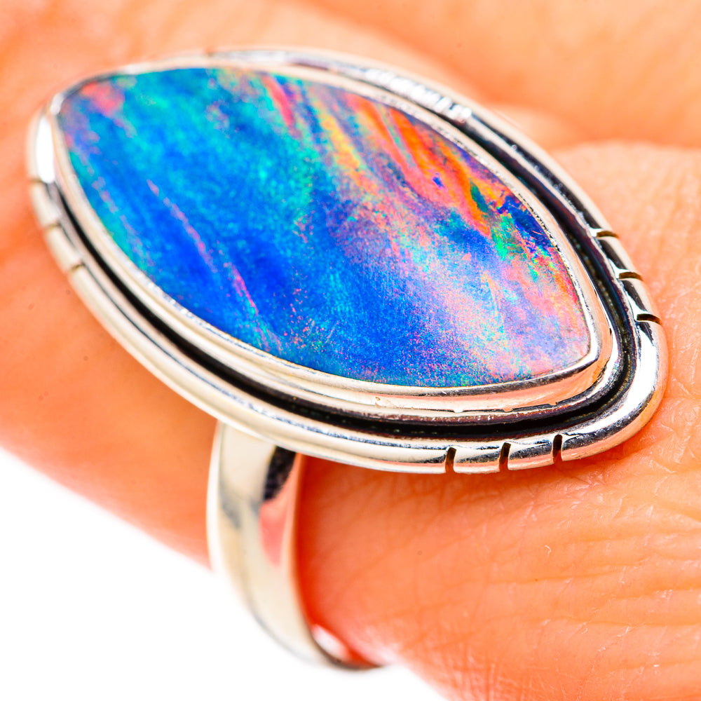 Aura Opal Rings handcrafted by Anasilvercos - RING128800 - Photo 3