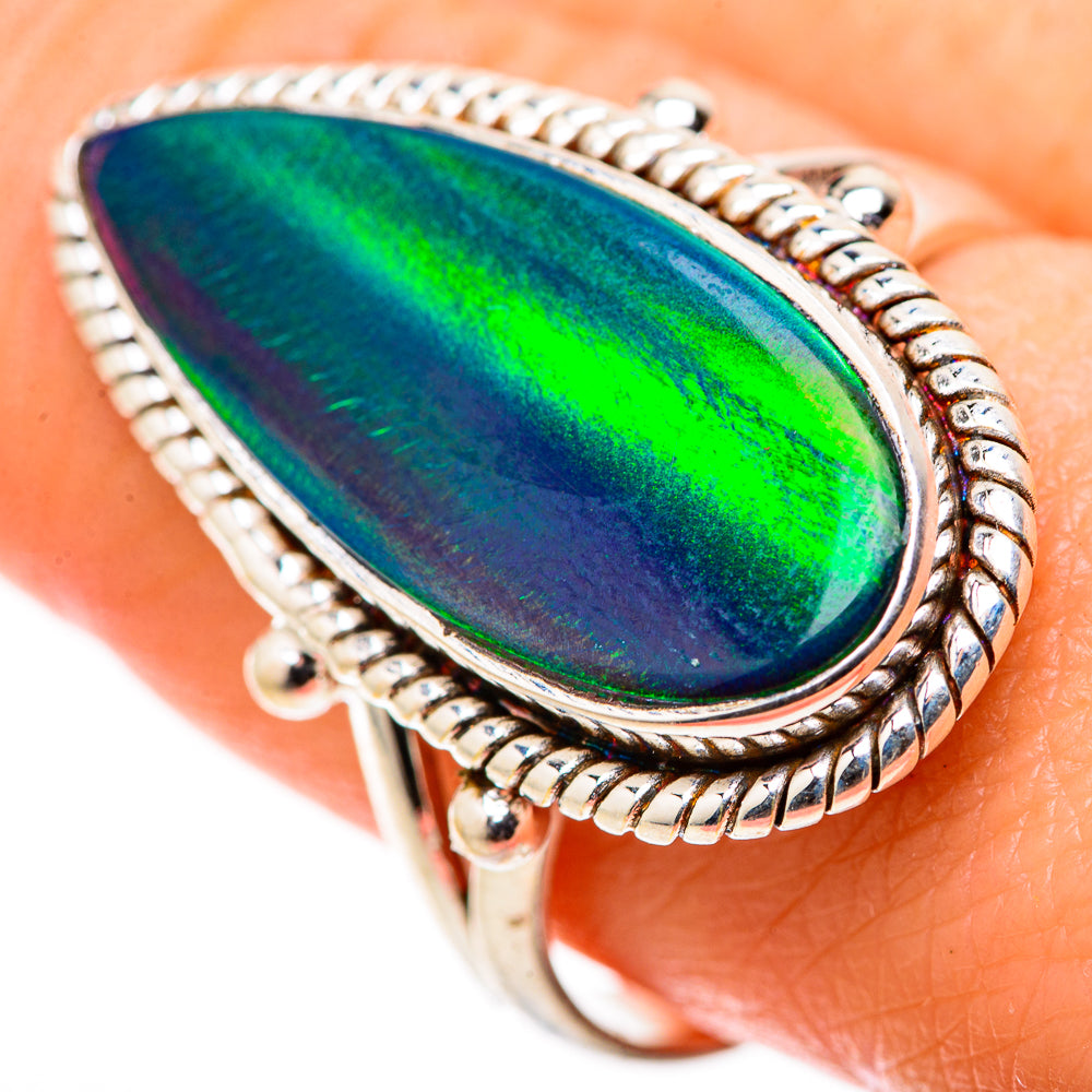 Aura Opal Rings handcrafted by Anasilvercos - RING128801 - Photo 3
