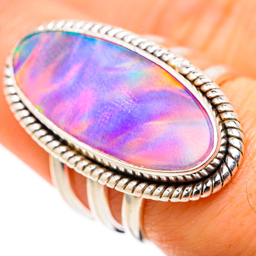 Aura Opal Rings handcrafted by Anasilvercos - RING128802