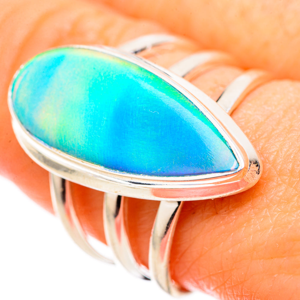 Aura Opal Rings handcrafted by Anasilvercos - RING128804 - Photo 3