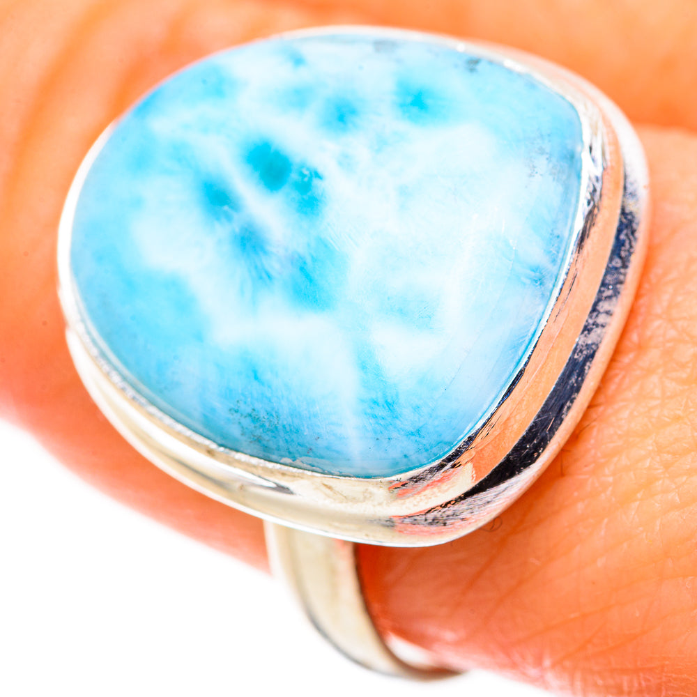 Larimar Rings handcrafted by Anasilvercos - RING128805