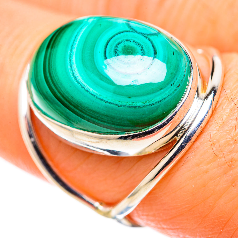 Malachite Rings handcrafted by Anasilvercos - RING128810