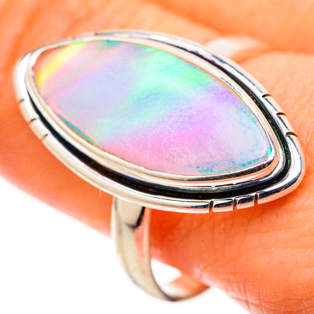 Aura Opal Rings handcrafted by Anasilvercos - RING128818 - Photo 3
