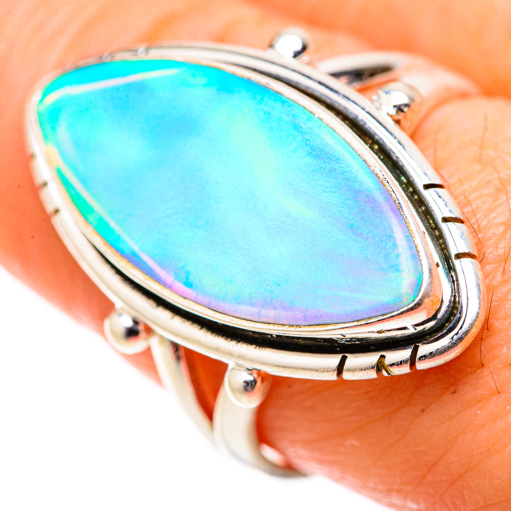 Aura Opal Rings handcrafted by Anasilvercos - RING128826