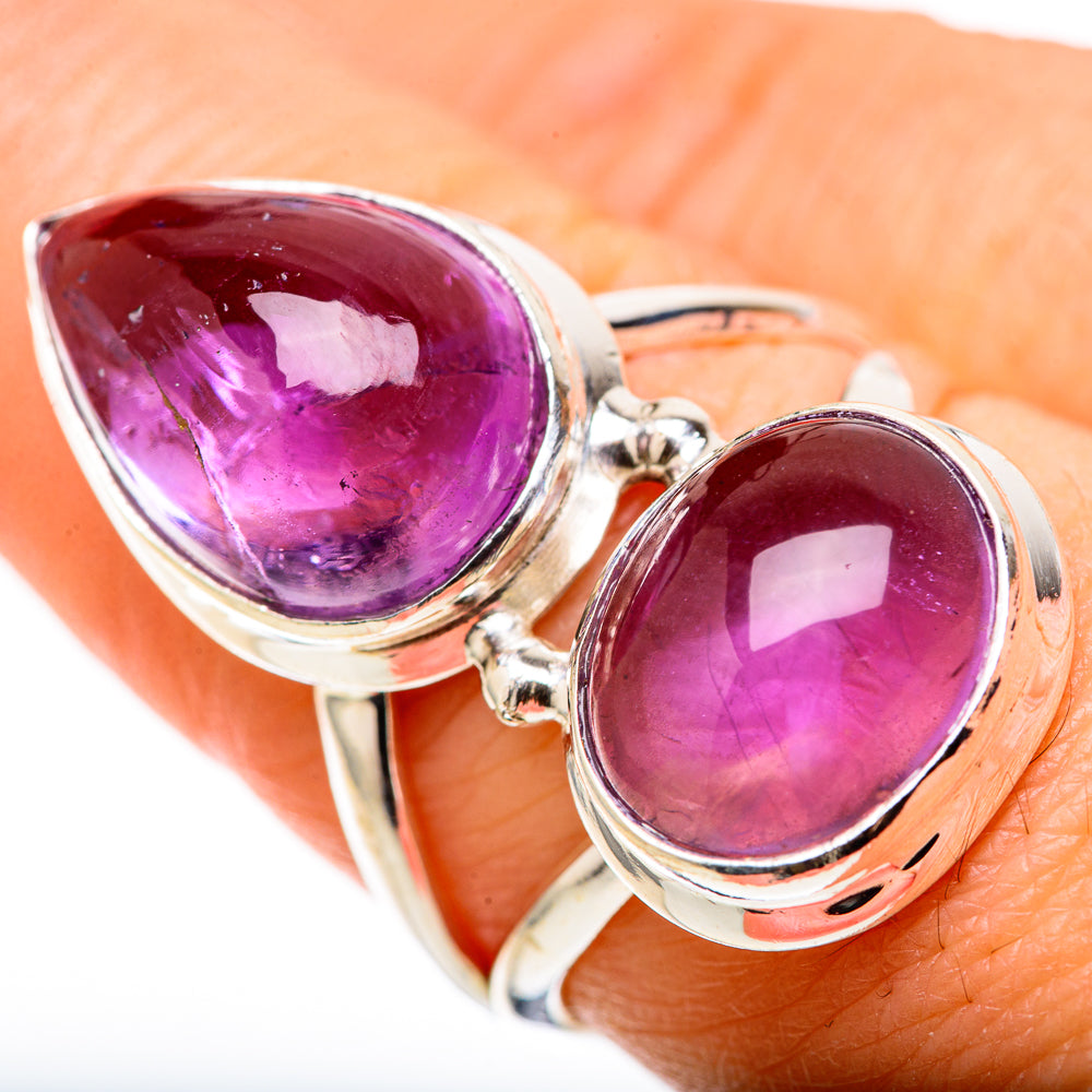 Amethyst Rings handcrafted by Anasilvercos - RING128851