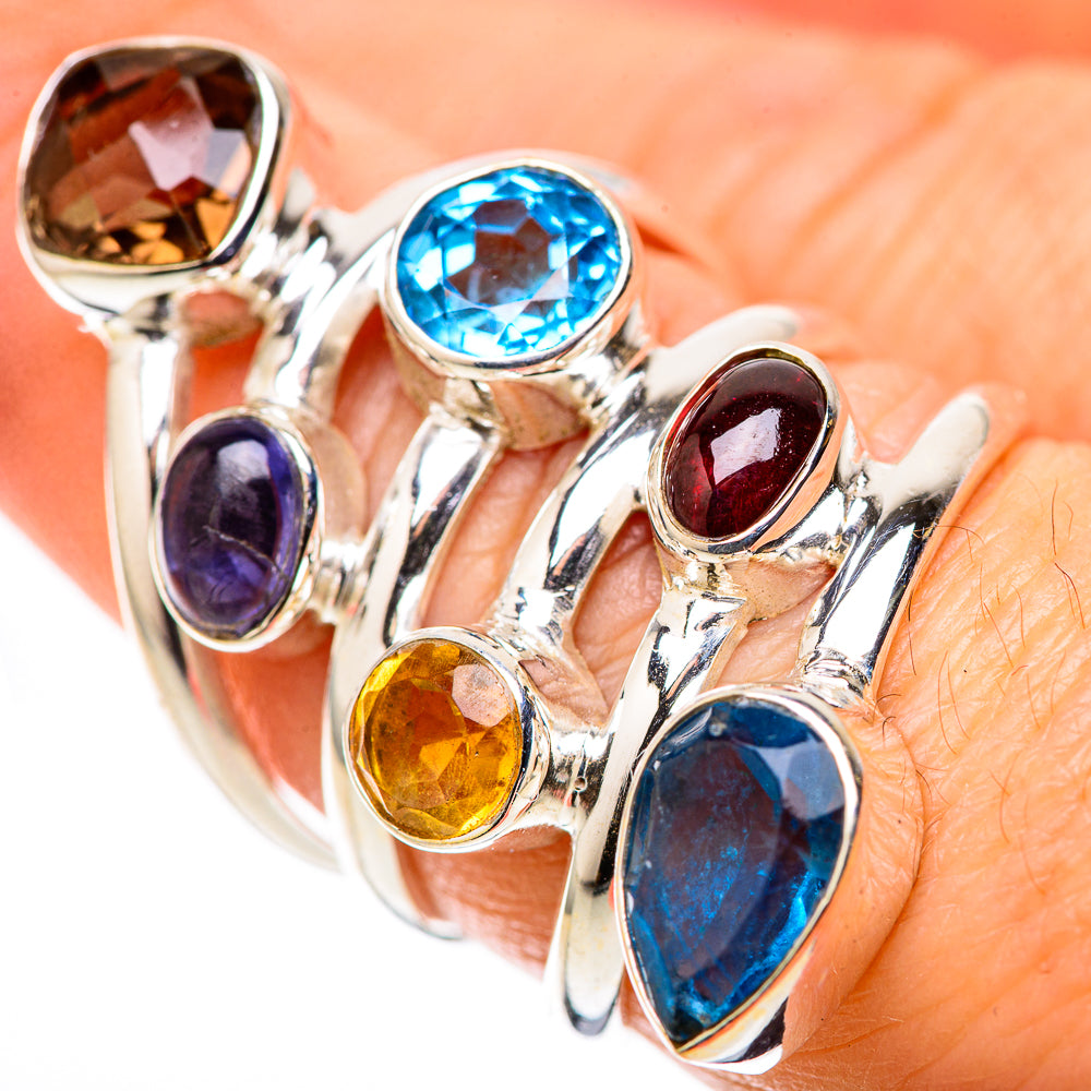 Smoky Quartz Rings handcrafted by Anasilvercos - RING128858