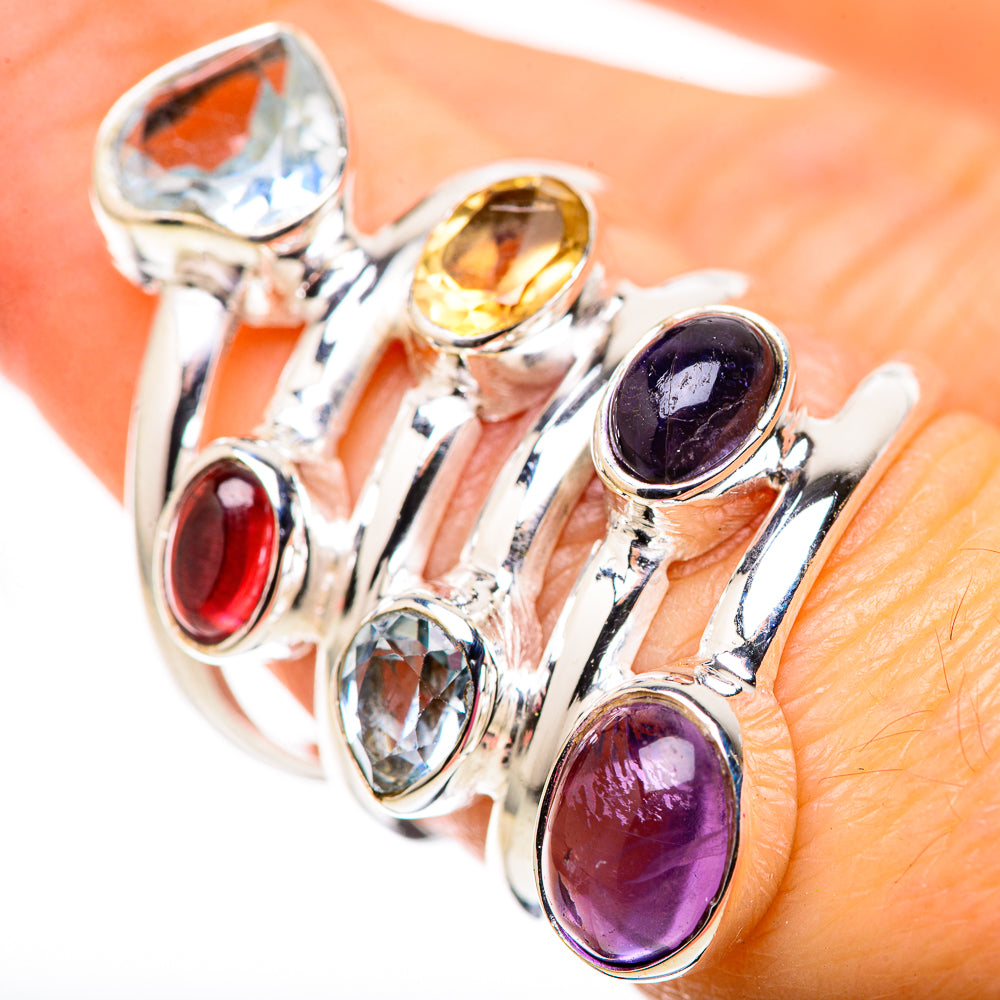 Amethyst Rings handcrafted by Anasilvercos - RING128871