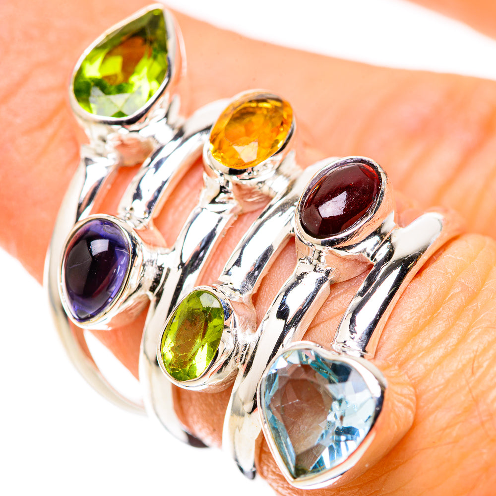Peridot Rings handcrafted by Anasilvercos - RING128882