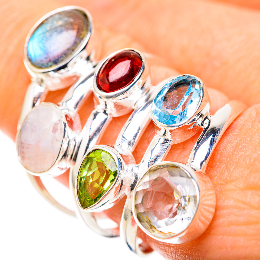 Labradorite Rings handcrafted by Anasilvercos - RING128883