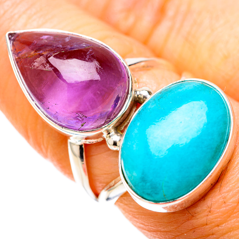 Chrysocolla Rings handcrafted by Anasilvercos - RING128884