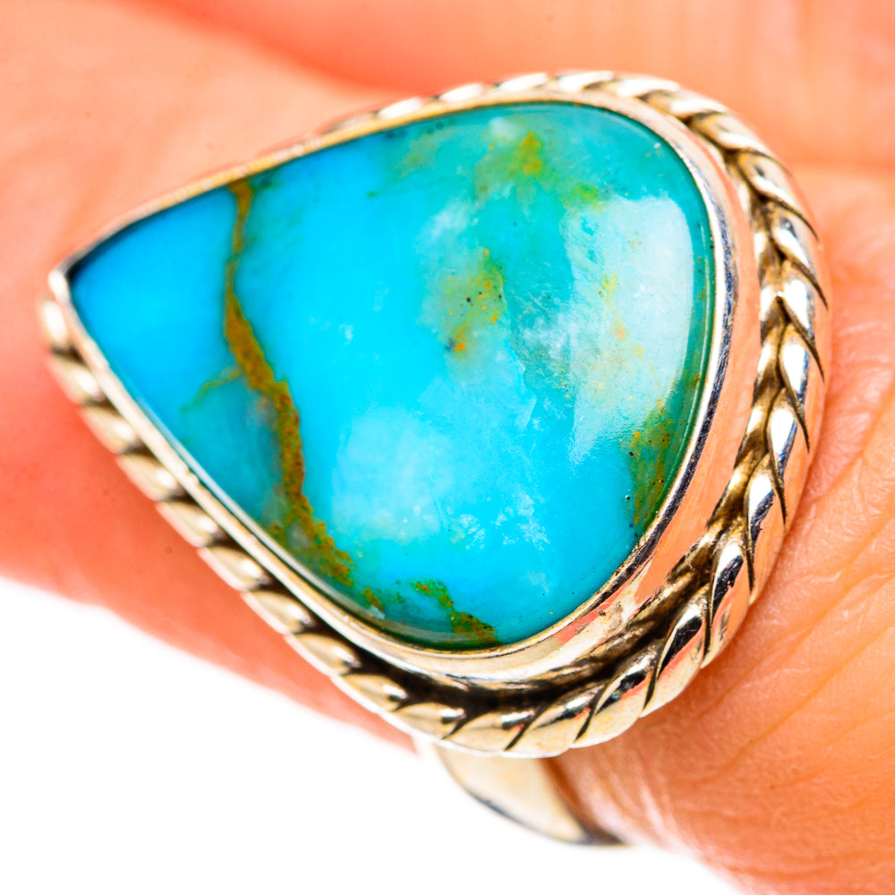 Chrysocolla Rings handcrafted by Anasilvercos - RING128940