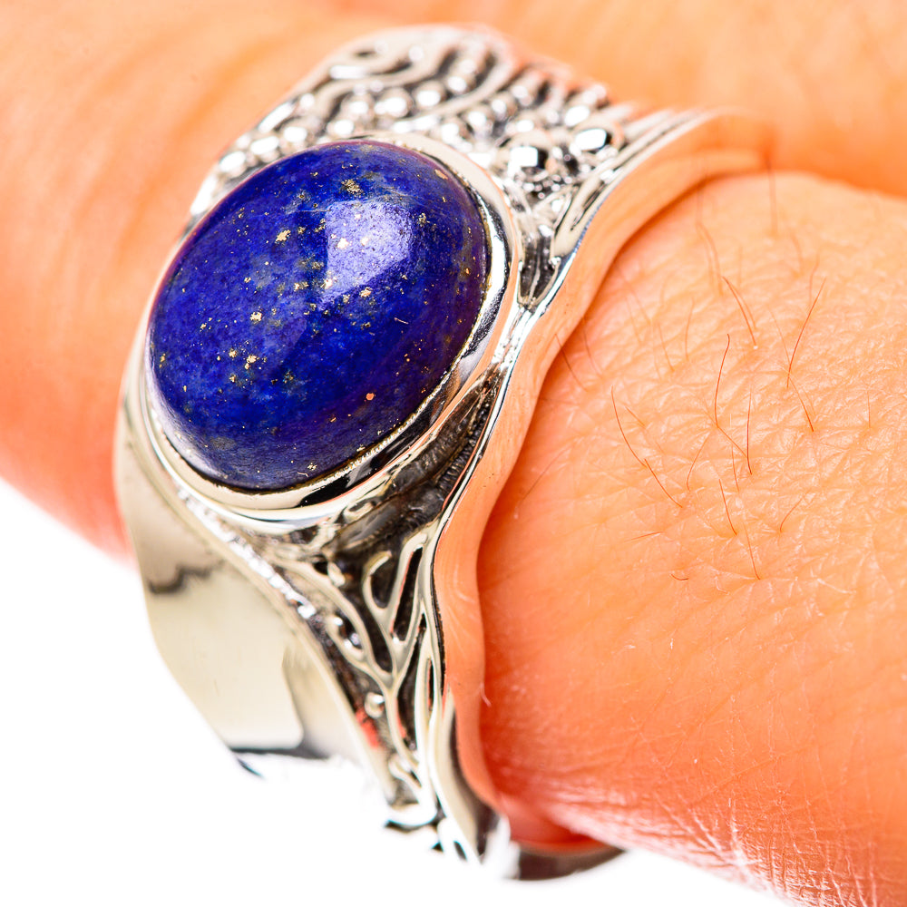 Lapis Lazuli Rings handcrafted by Anasilvercos - RING128958