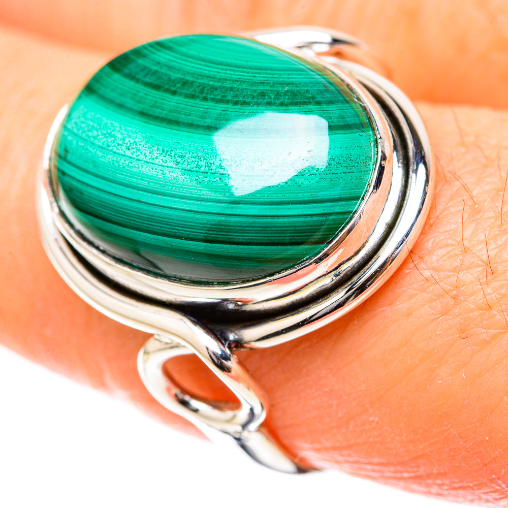 Malachite Rings handcrafted by Anasilvercos - RING128962