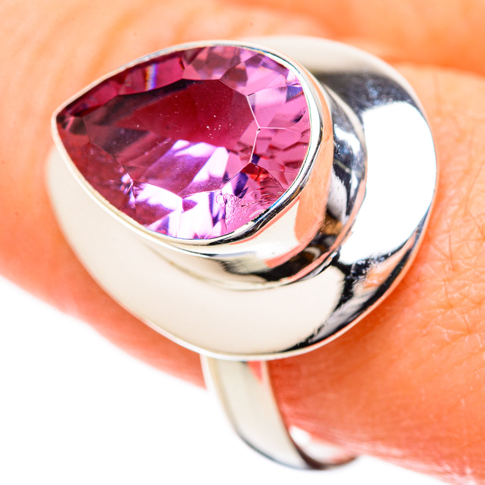 Color Change Alexandrite (Lab.) Rings handcrafted by Anasilvercos - RING128990
