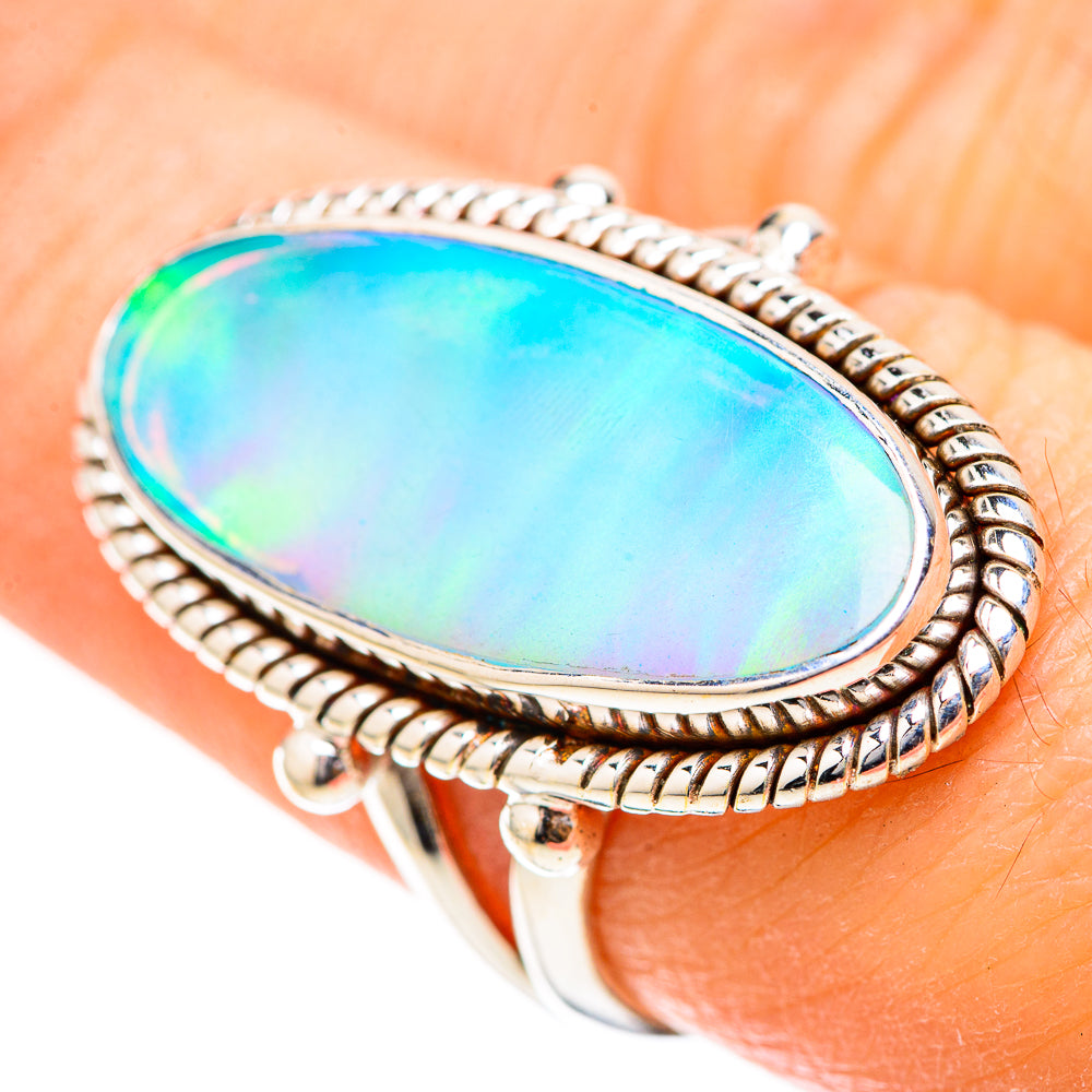 Aura Opal Rings handcrafted by Anasilvercos - RING128994