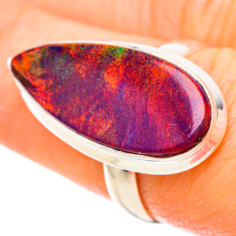 Aura Opal Rings handcrafted by Anasilvercos - RING129014