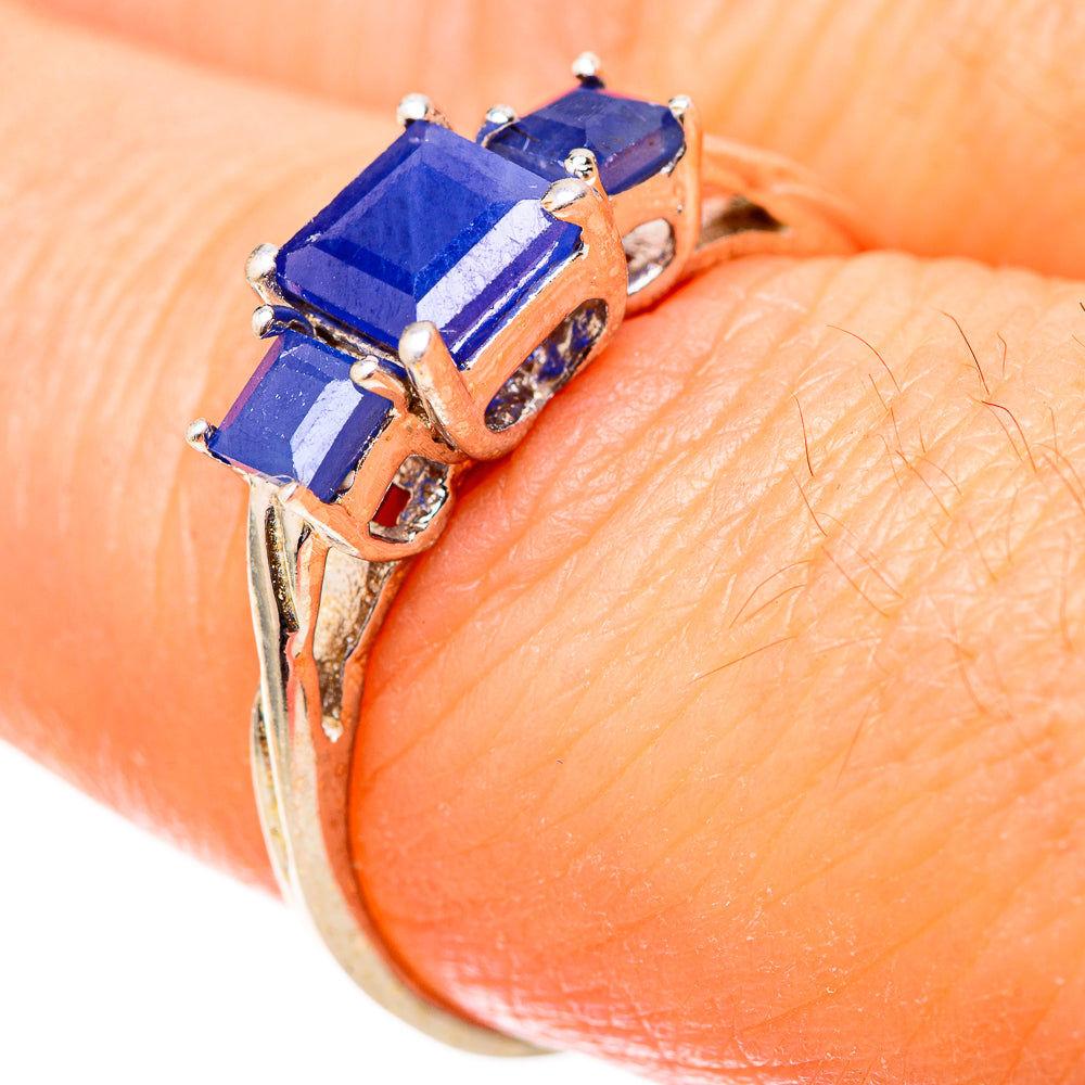 Sapphire Rings handcrafted by Anasilvercos - RING129055