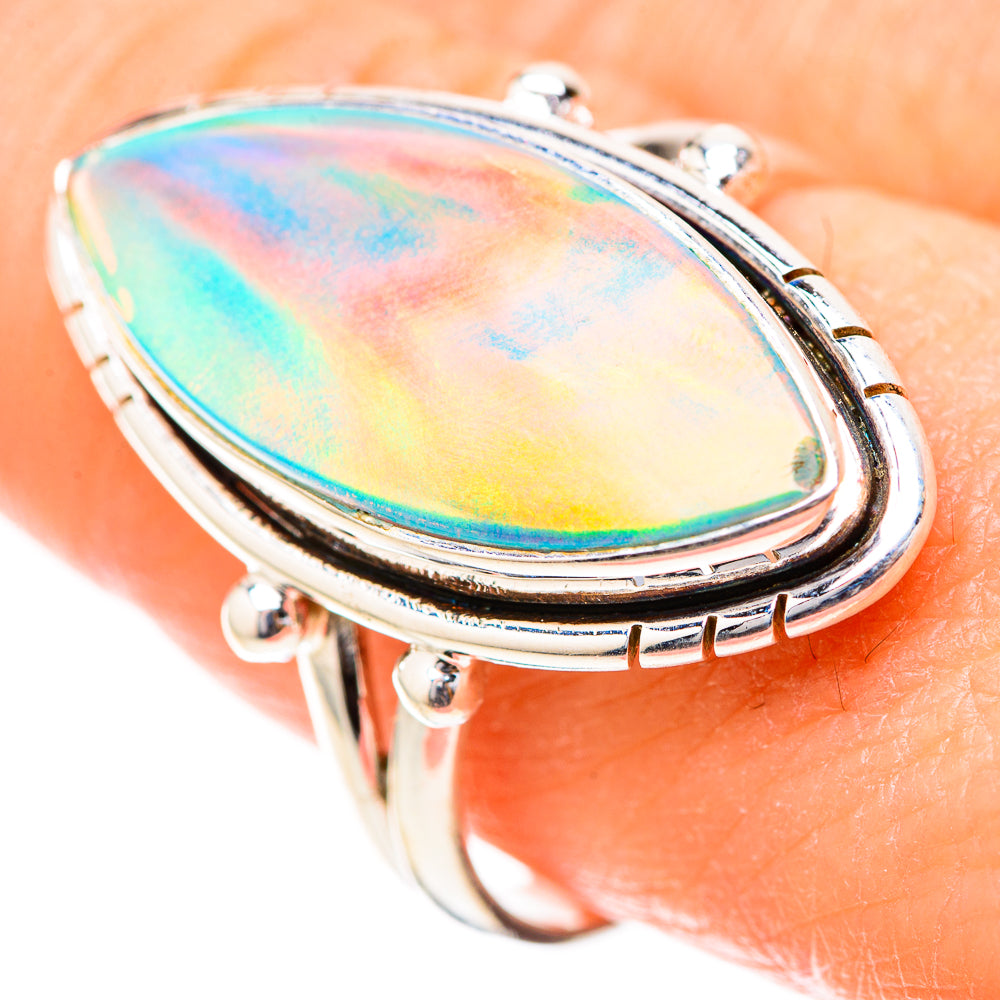 Aura Opal Rings handcrafted by Anasilvercos - RING129068