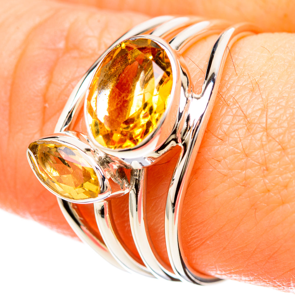 Citrine Rings handcrafted by Anasilvercos - RING129186