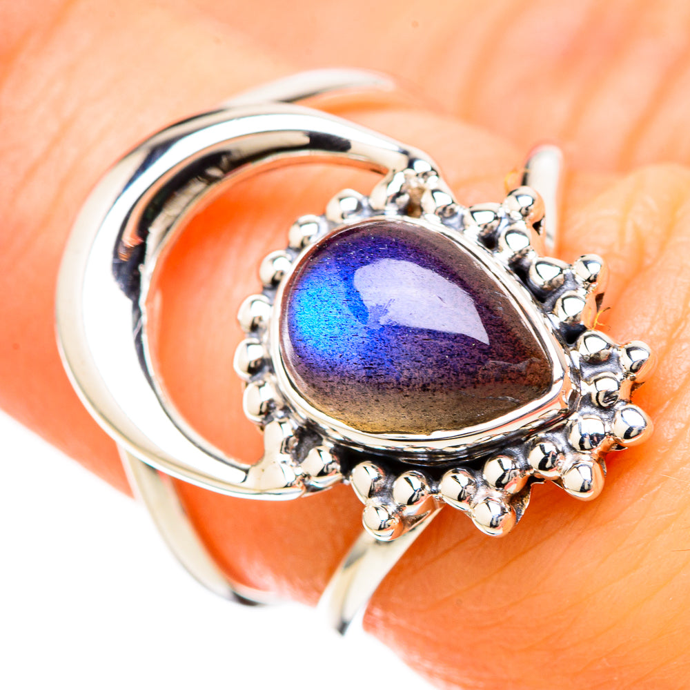 Labradorite Rings handcrafted by Anasilvercos - RING129199