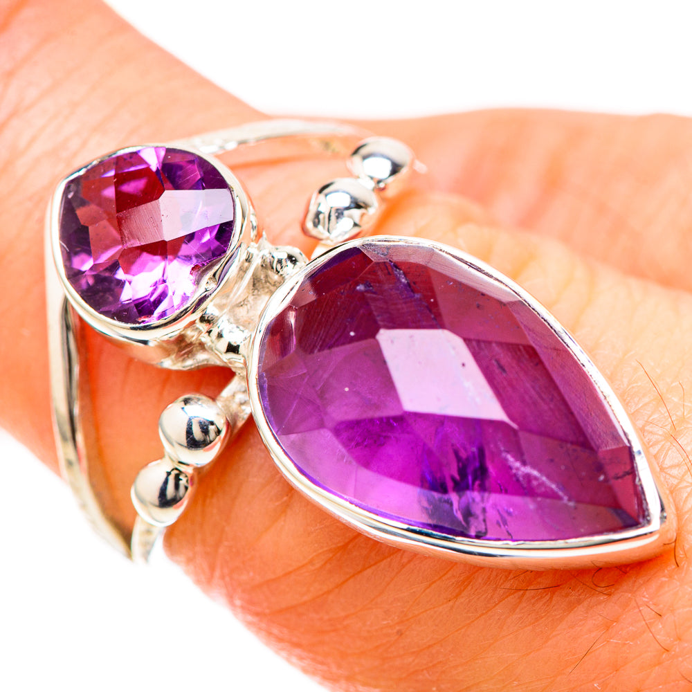 Amethyst Rings handcrafted by Anasilvercos - RING129209