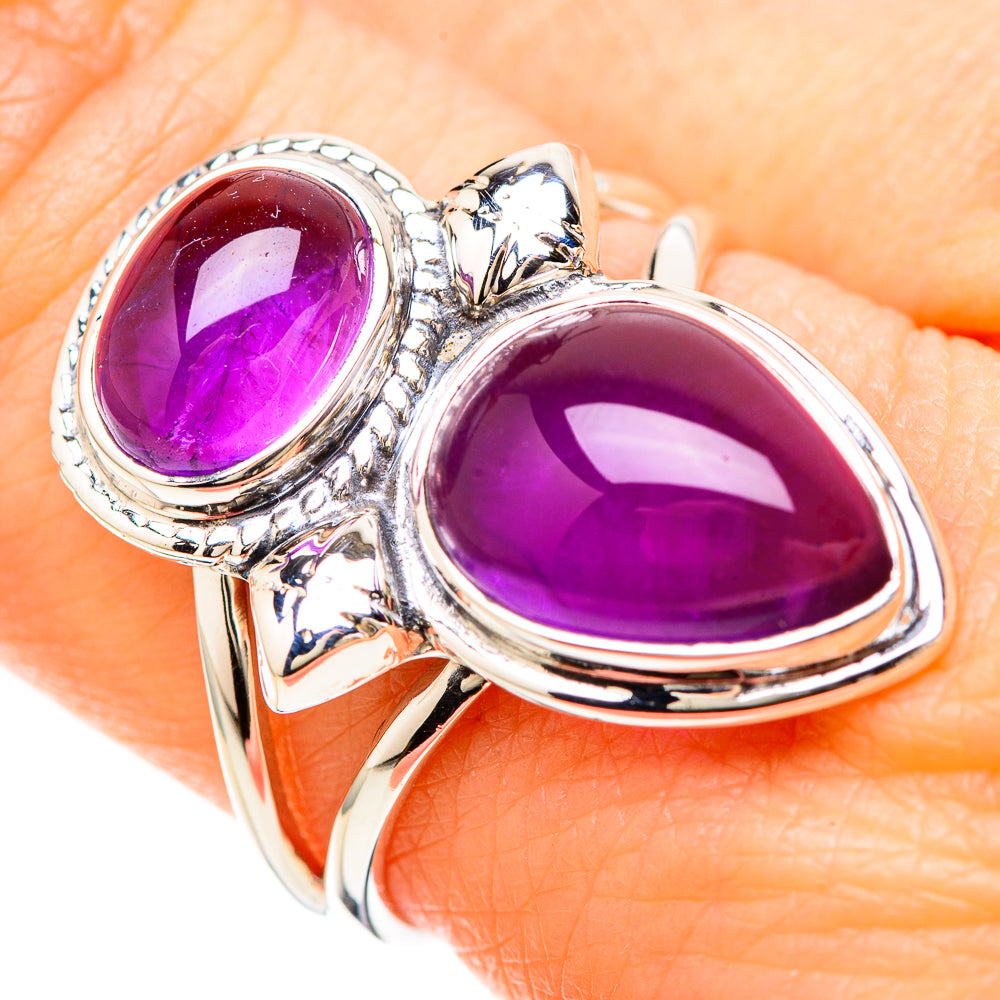 Amethyst Rings handcrafted by Anasilvercos - RING129222