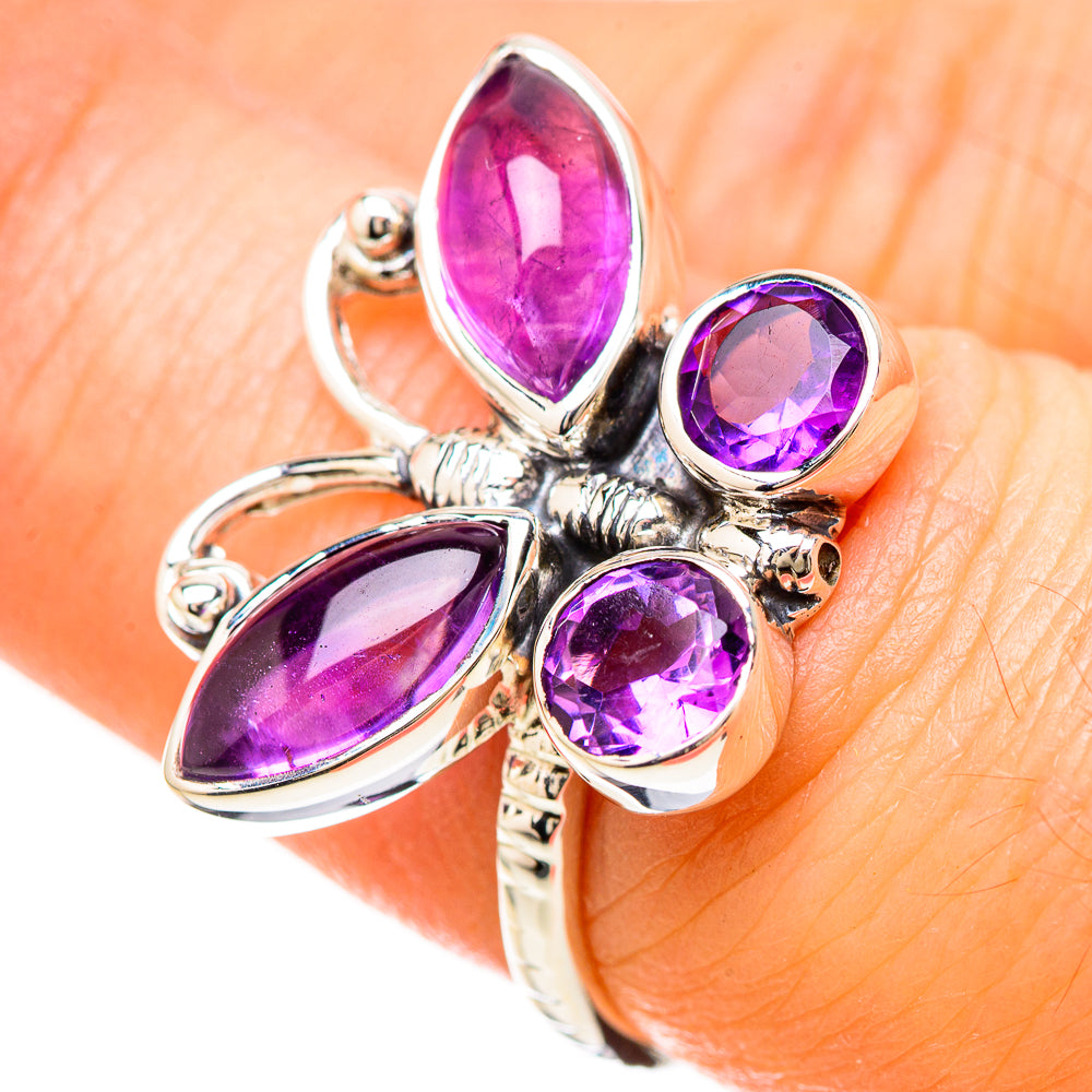 Amethyst Rings handcrafted by Anasilvercos - RING129224