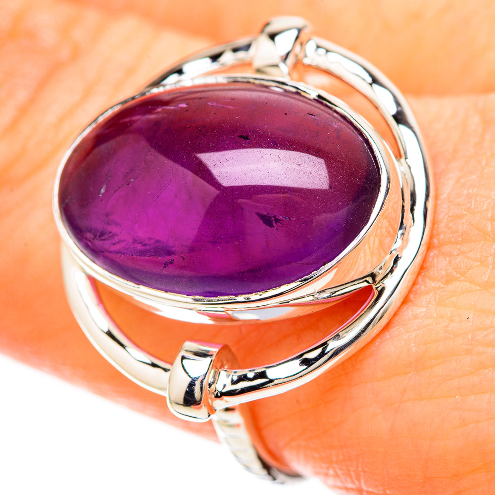 Amethyst Rings handcrafted by Anasilvercos - RING129235