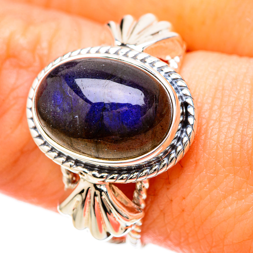 Labradorite Rings handcrafted by Anasilvercos - RING129240