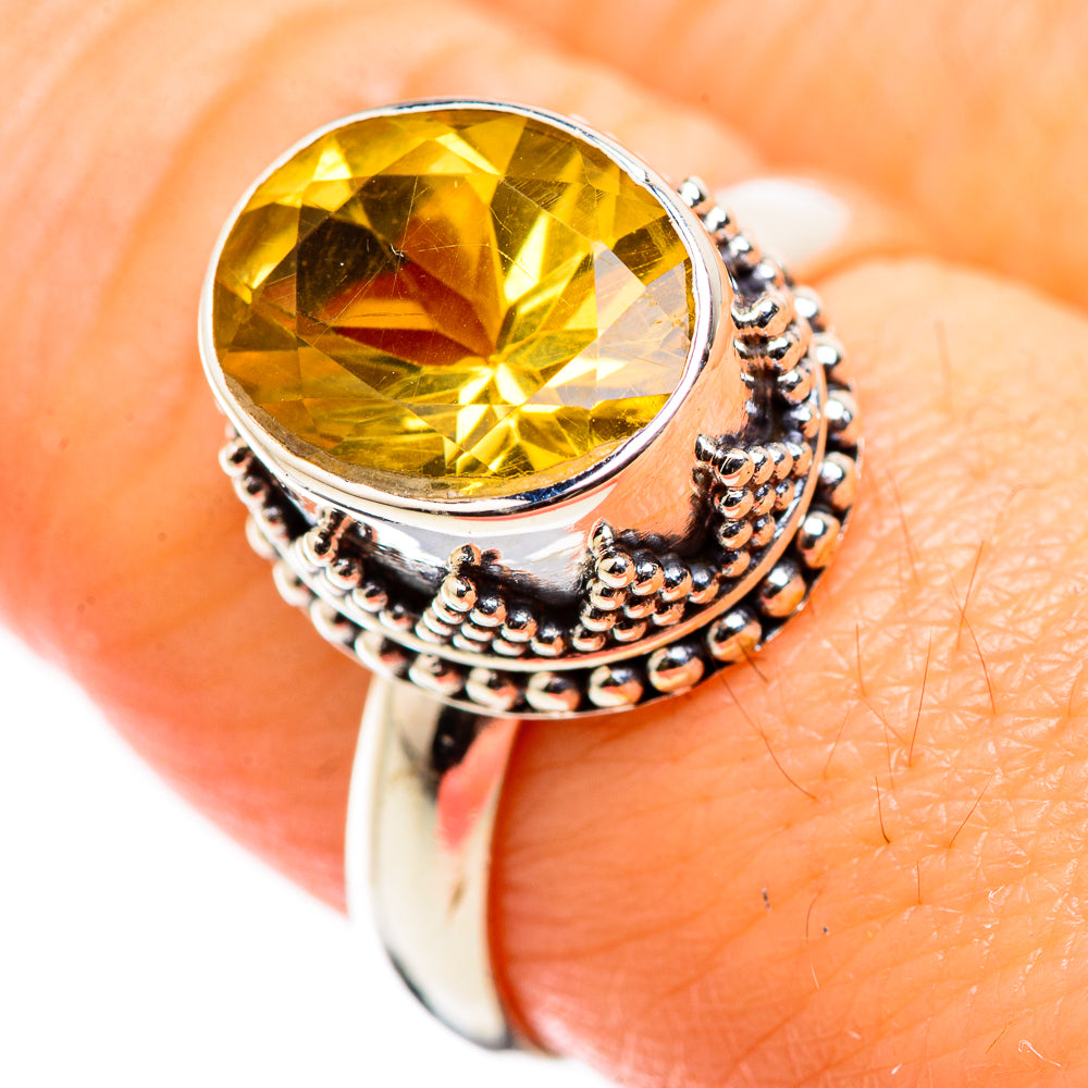Citrine Rings handcrafted by Anasilvercos - RING129319