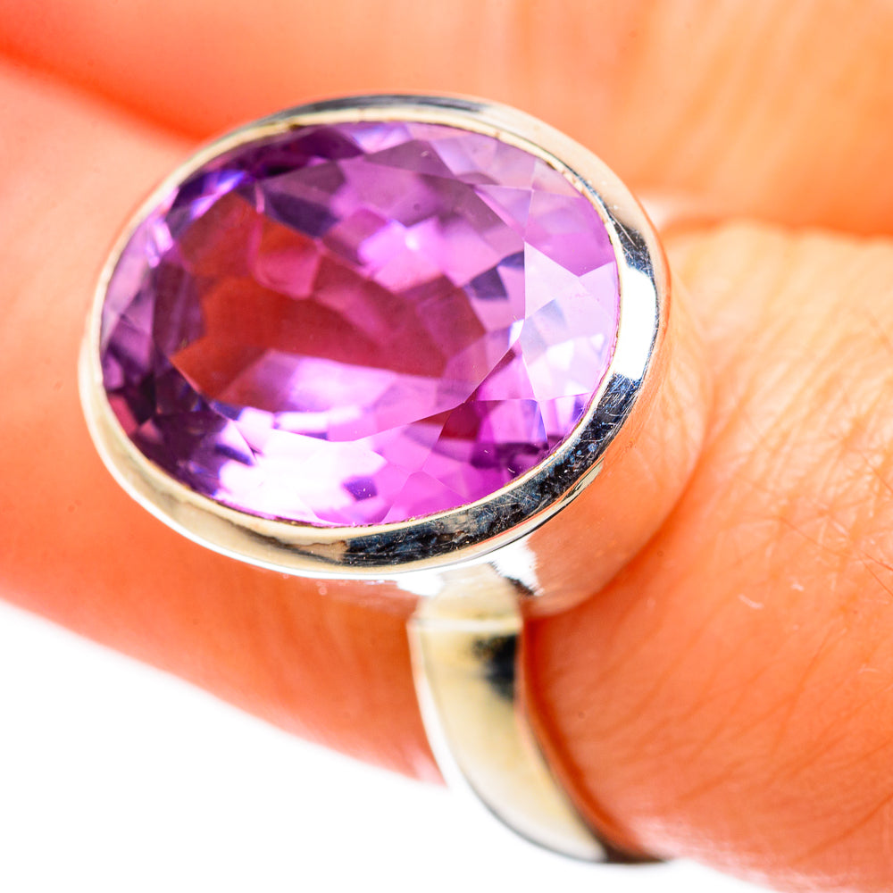 Amethyst Rings handcrafted by Anasilvercos - RING129325