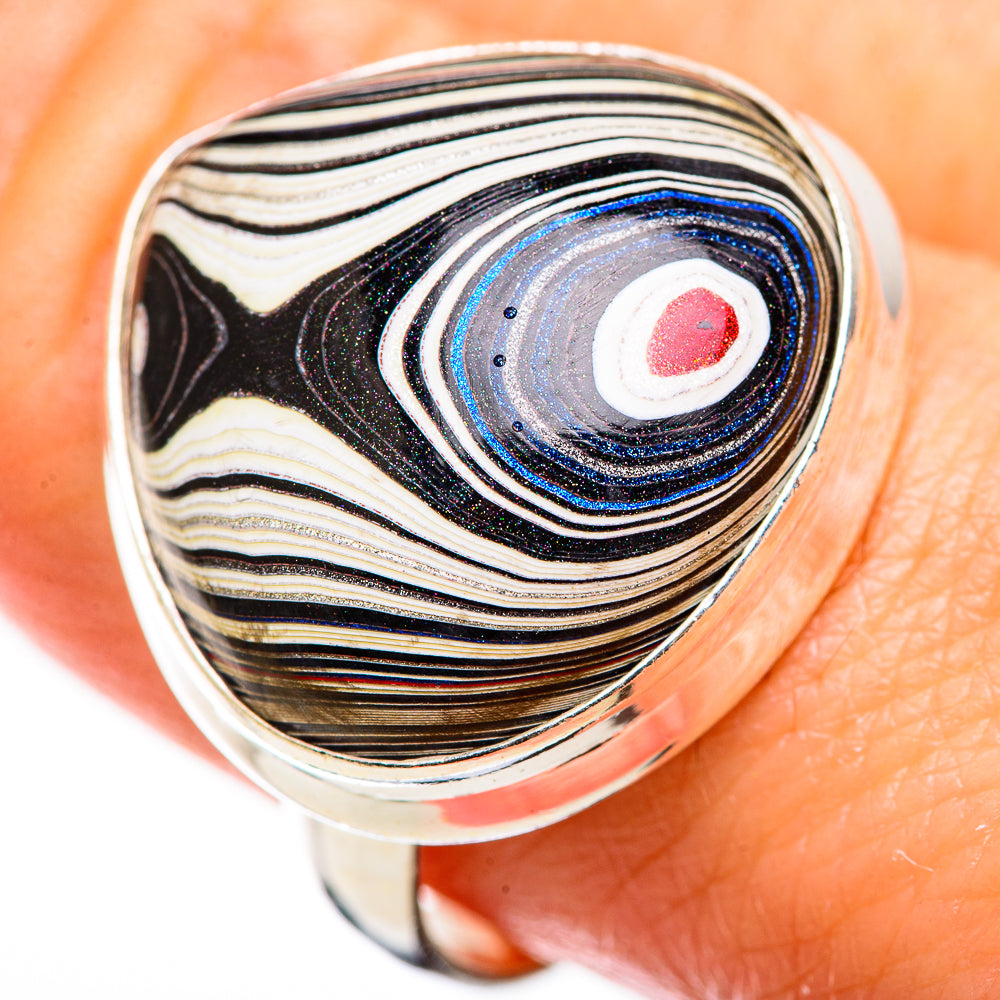 Fordite Rings handcrafted by Anasilvercos - RING129331