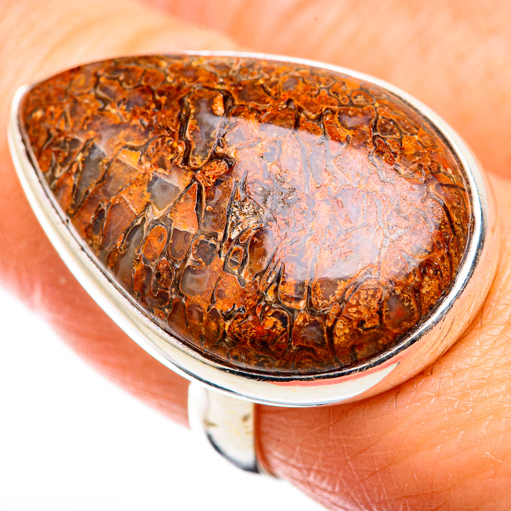 Dinosaur Bone Rings handcrafted by Anasilvercos - RING129350