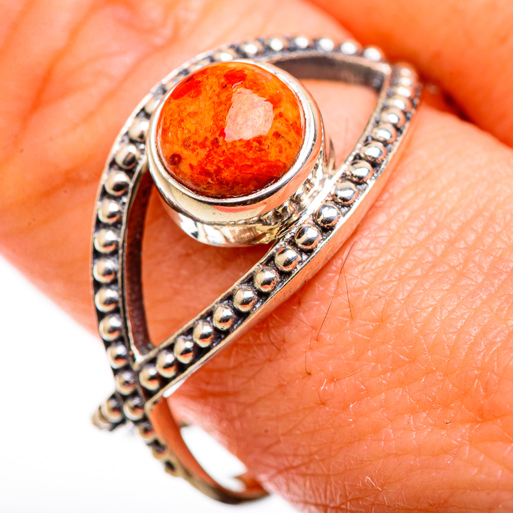 Sponge Coral Rings handcrafted by Anasilvercos - RING129355