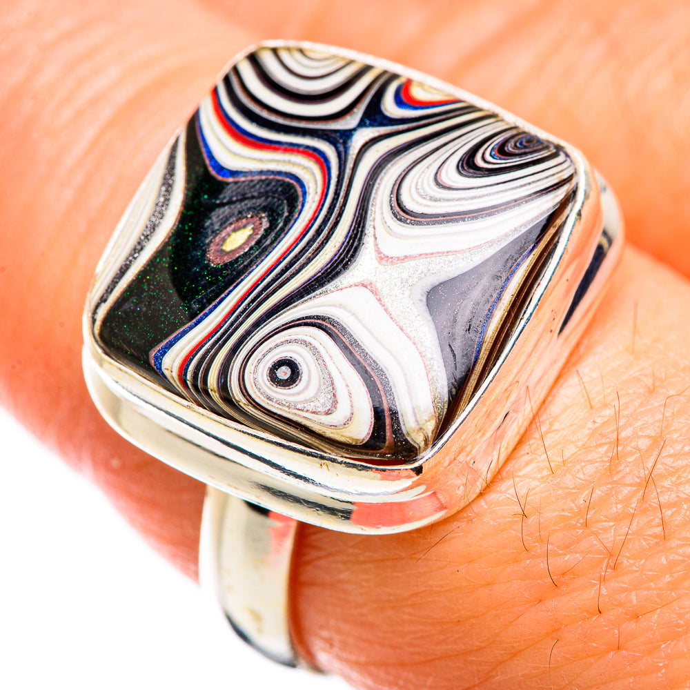 Fordite Rings handcrafted by Anasilvercos - RING129367
