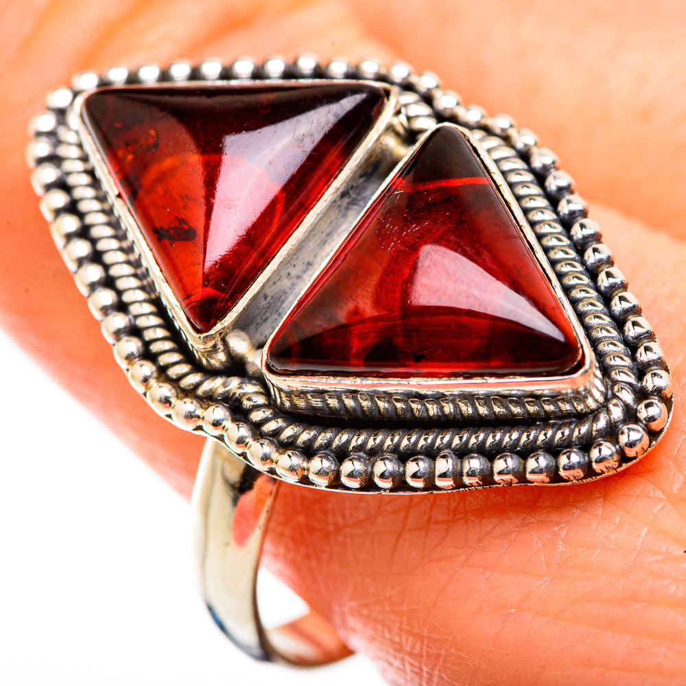 Baltic Amber Rings handcrafted by Anasilvercos - RING129378