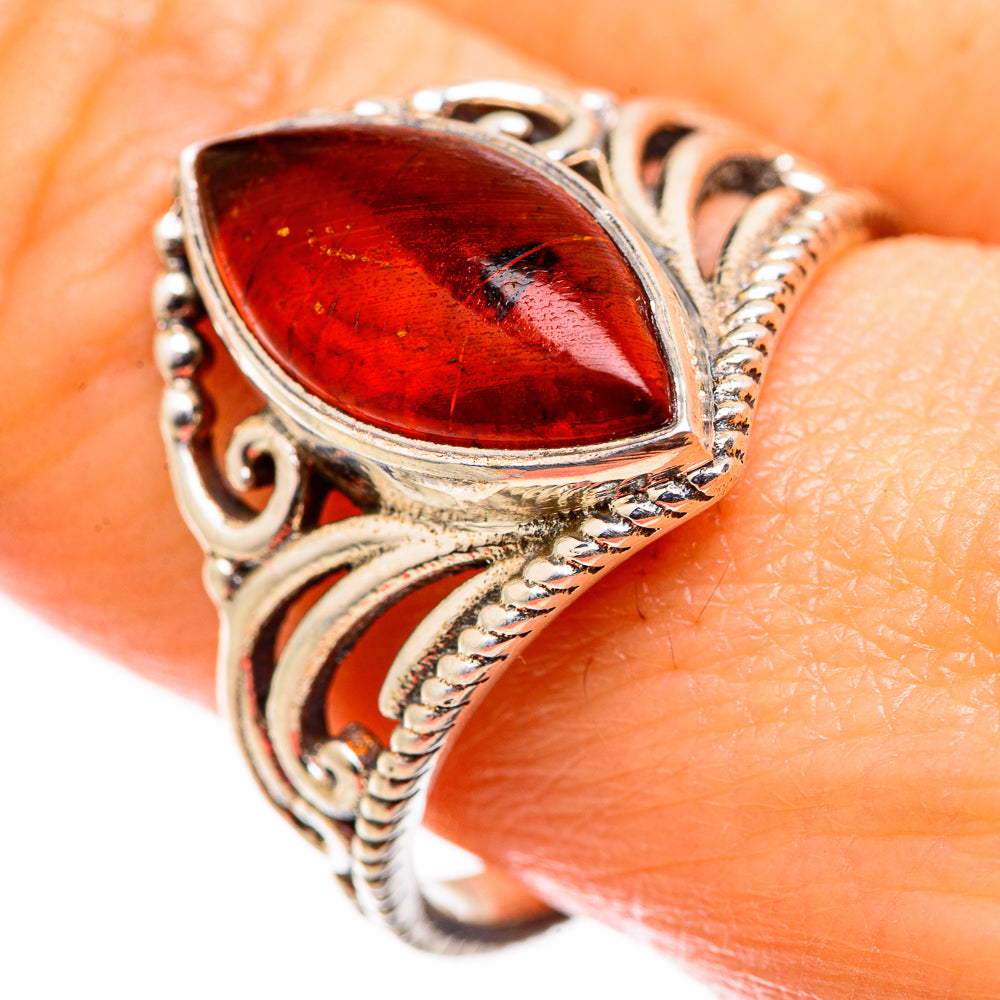 Baltic Amber Rings handcrafted by Anasilvercos - RING129379